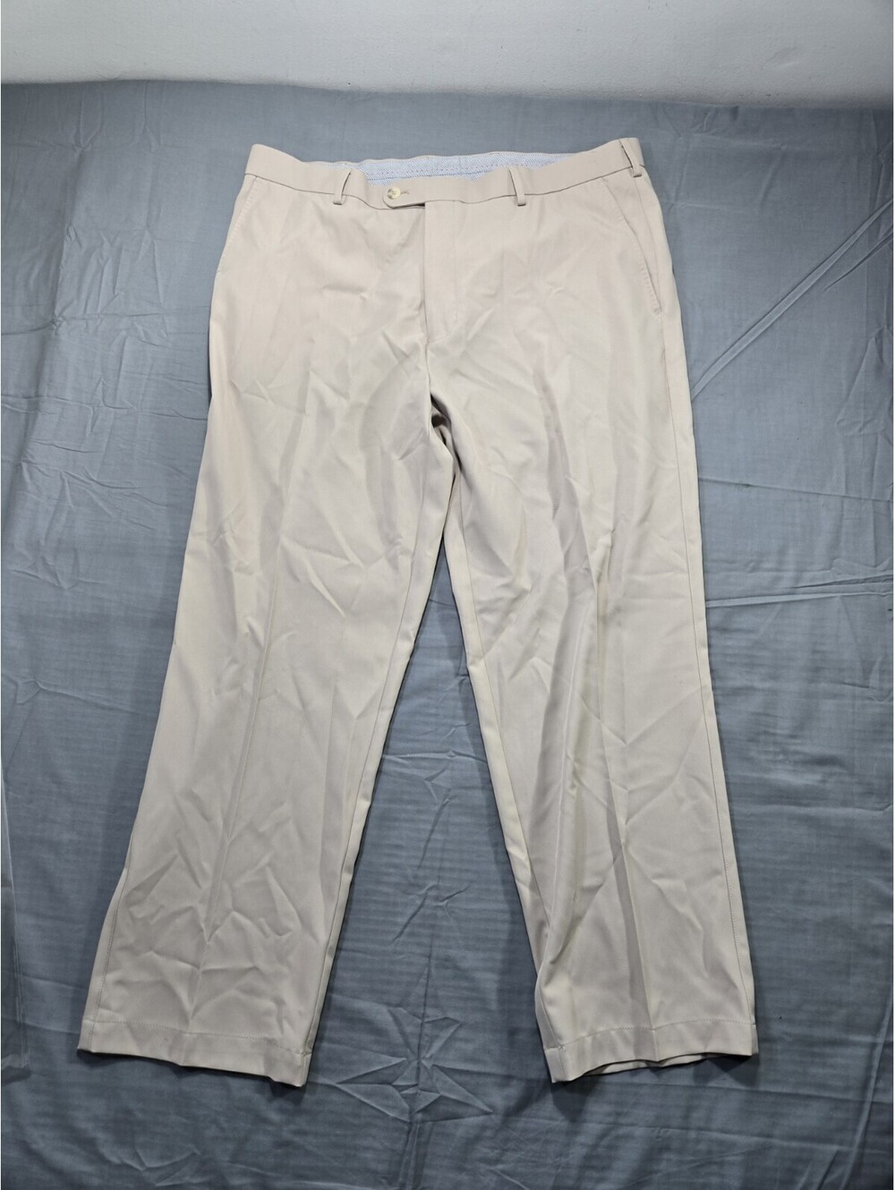 Peter Millar Pants Mens 38x27 Beige Chino Crown Sport Performance Wicking Golf